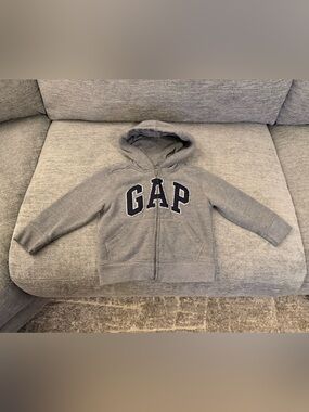 GAP Baby Heather Gray Hooded Sweatshirt sz2